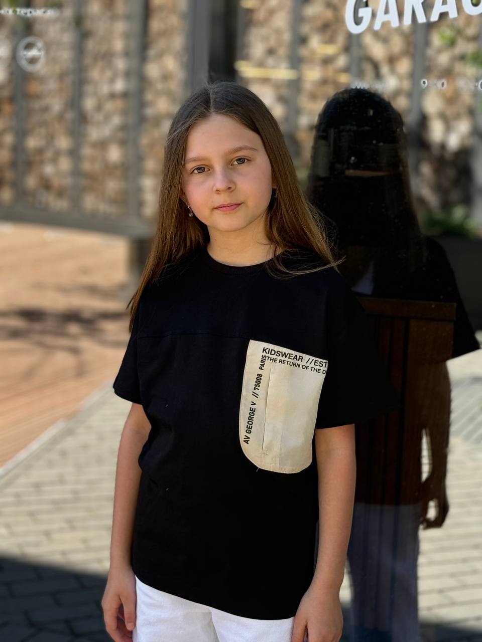 Lublu kids t -Shirt "Rückkehr von" schwarz