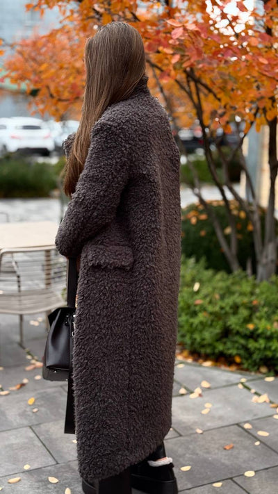 LBL Шуба long Grey