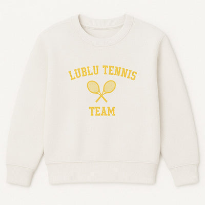 Світшот "Tennis" Milk/Yellow