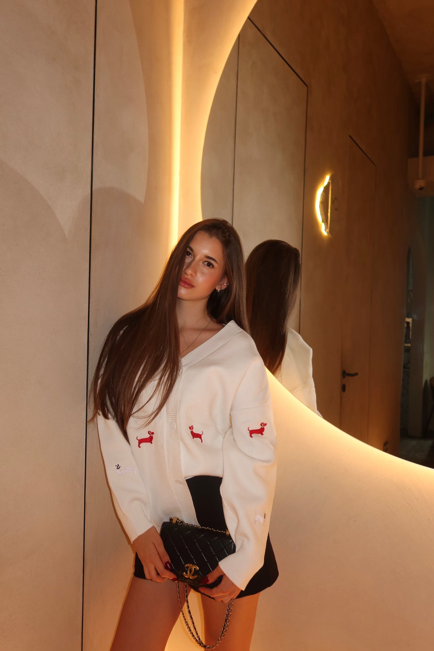 Кардиган Teckel White
