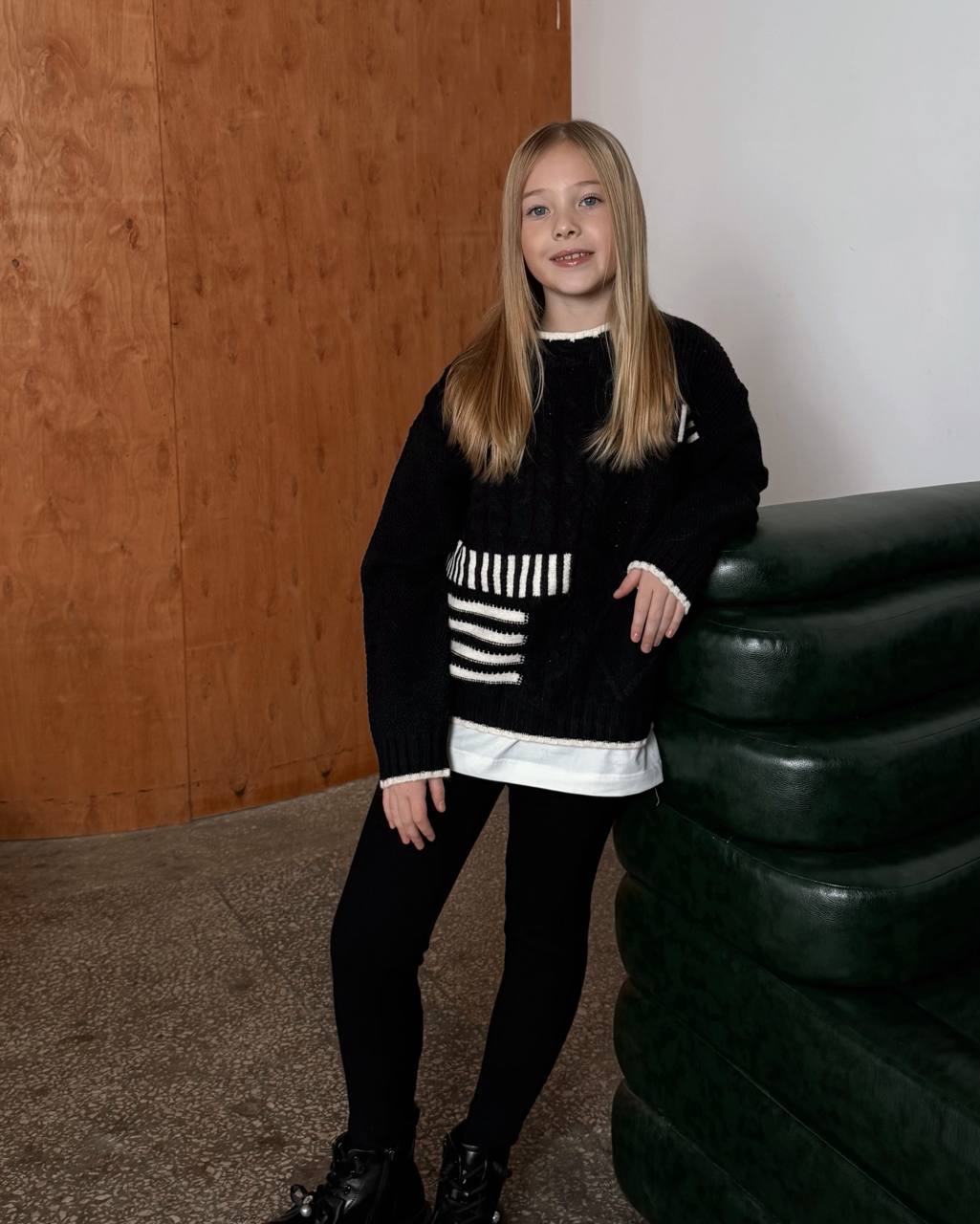 Светр Stripe Black