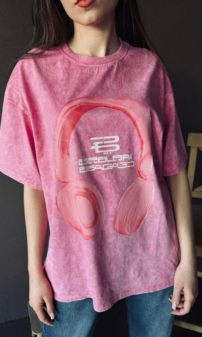 Футболка "Music" Pink