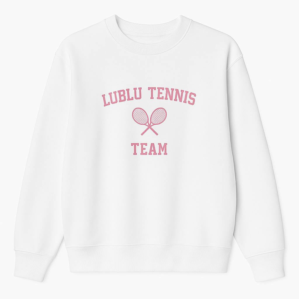 Світшот "Tennis" Milk/Pink