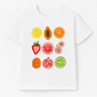 Футболка "Fruits" White
