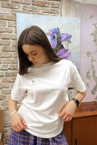 Футболка "SC" White