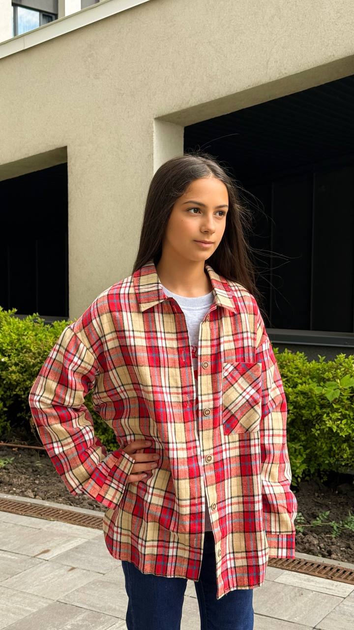 Сорочка в клітинку Red
