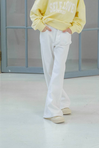 Lublu kids Джинси прямі White