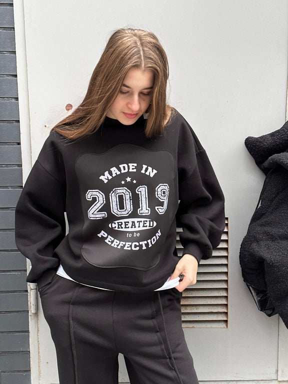 LuBlu Світшот "2019" Black