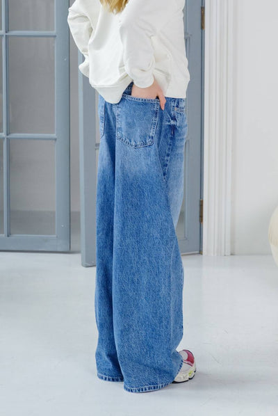 Джинси Wide leg boxer Blue