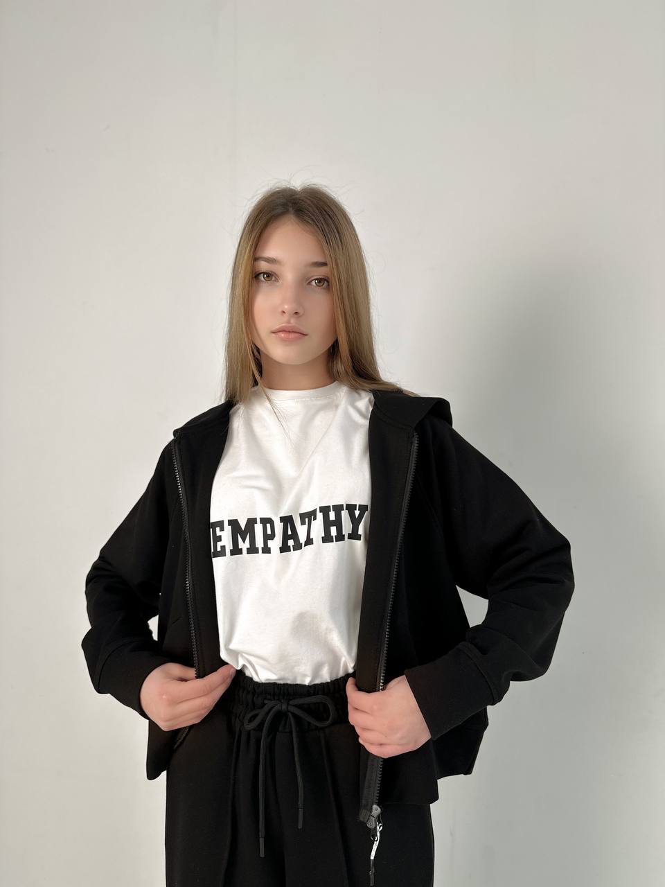 Футболка "Empathy" Black/White