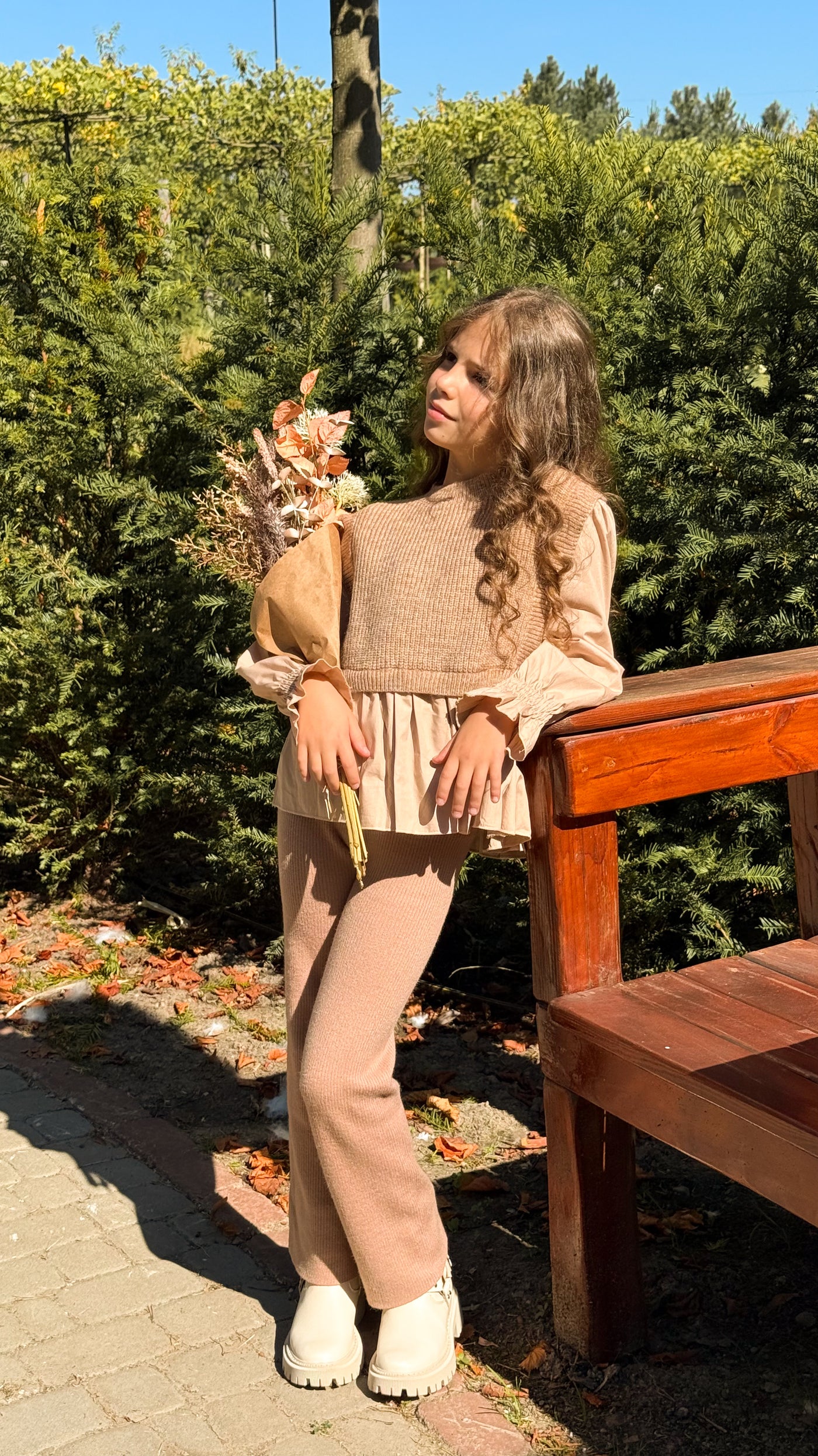 Джемпер Relaxed Knit Beige