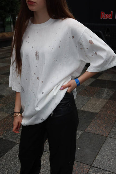 Футболка "Hole" White