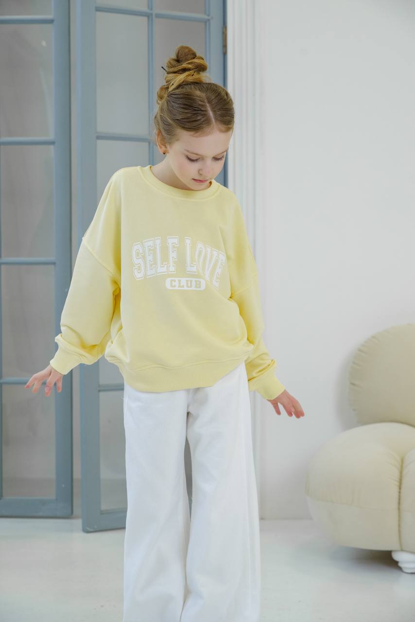 Світшот "Self Love" Yellow