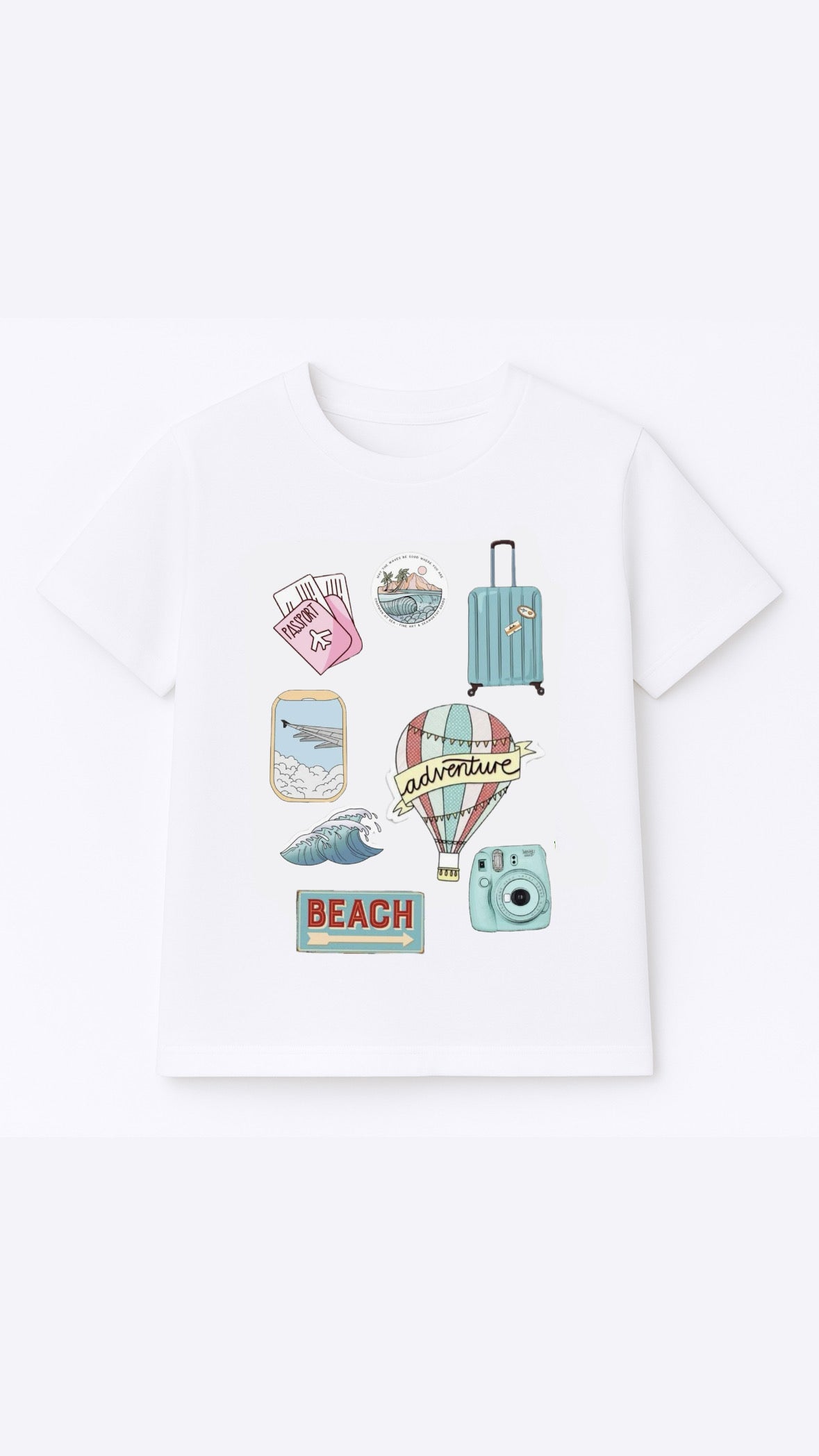 Футболка "Travel" White