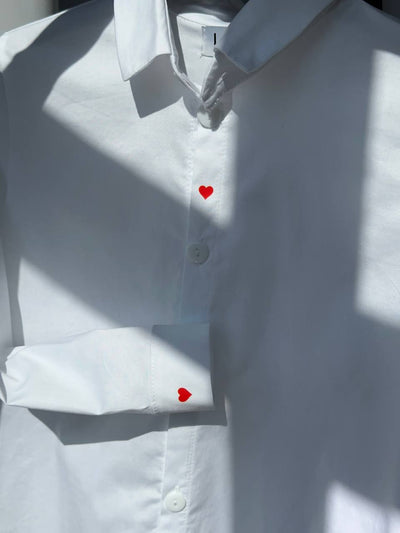 LuBlu Сорочка Heart White New