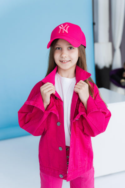 Lublu kids Джинсова куртка Pink