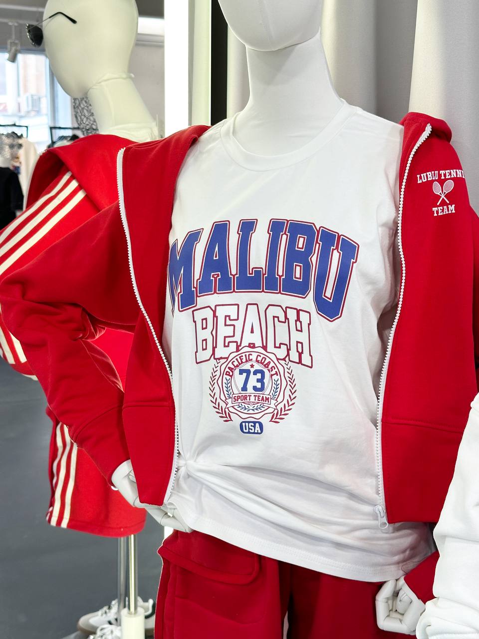 Футболка "Malibu" Violet/White