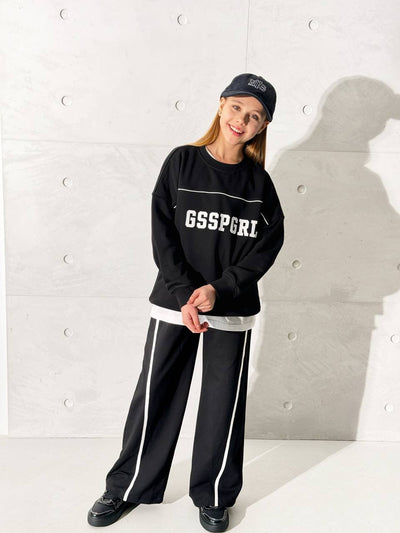 LuBlu Світшот kids "Gossip Girl" Black