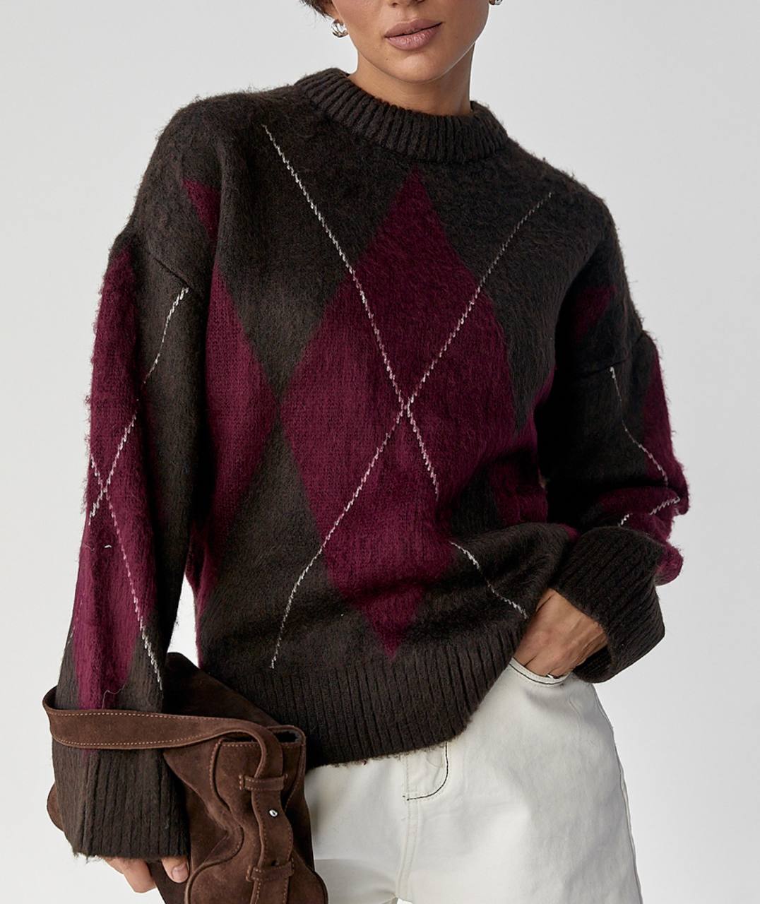 Светр ромби Brown