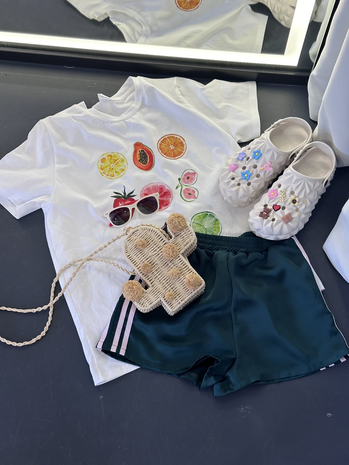 Футболка "Fruits" White