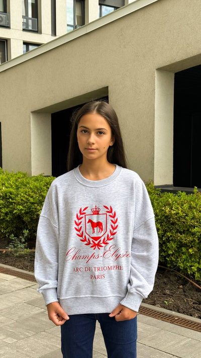 Світшот SCH "Champs" Grey/Red