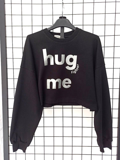 Lublu Світшот Short "Hug Me" Black