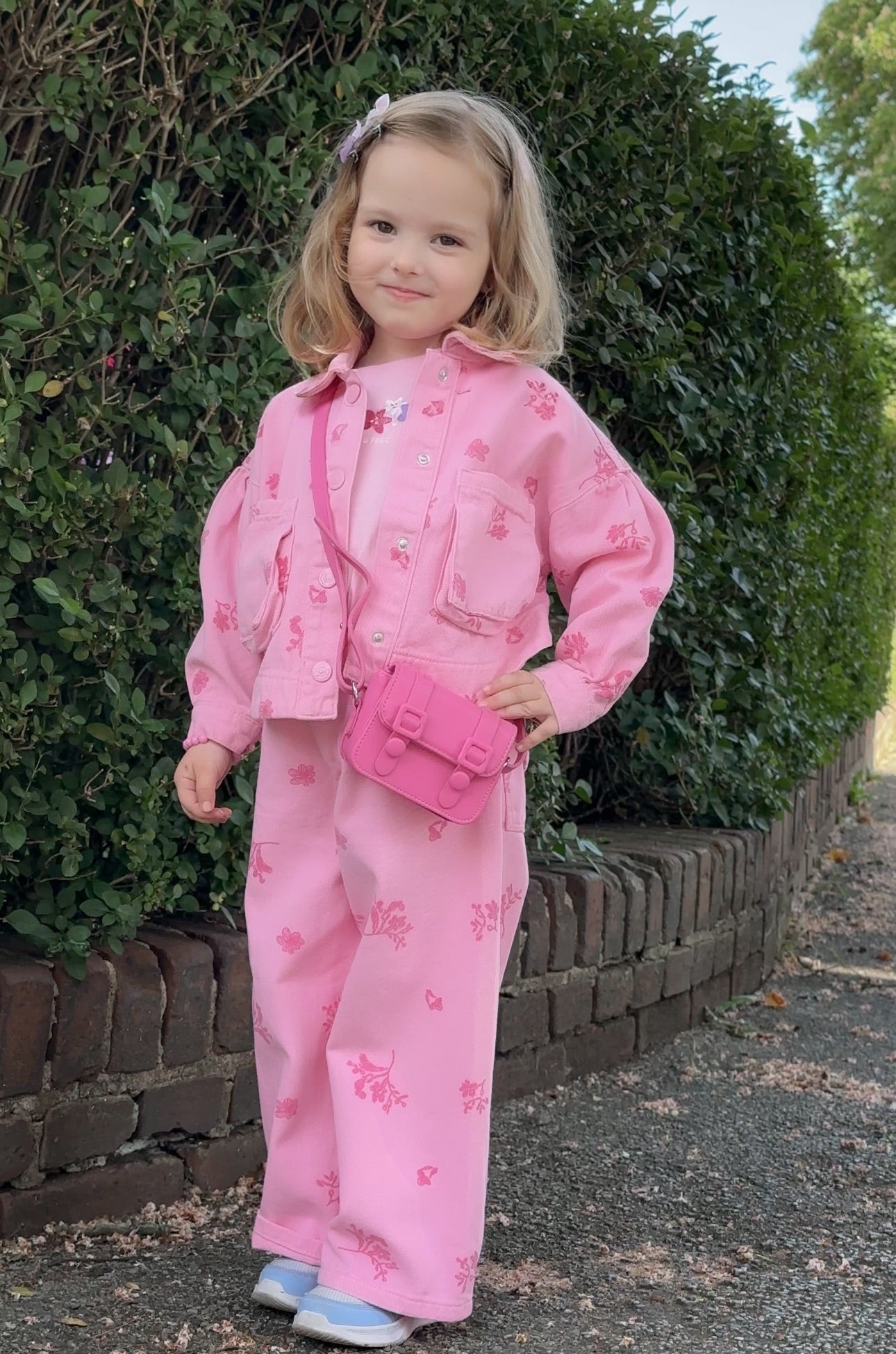 Lublu kids Джинсова куртка Twig Rose