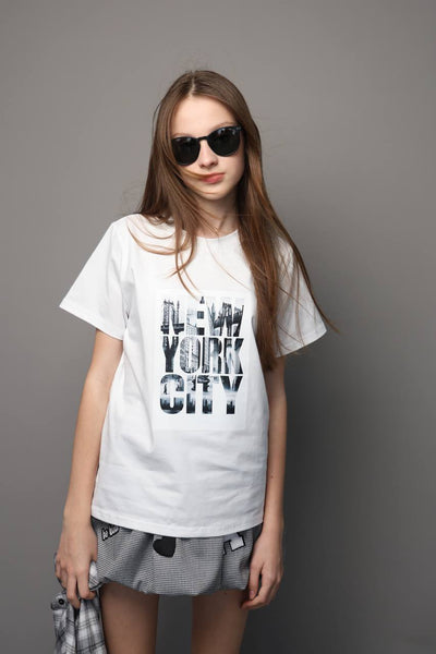 Футболка "New York" White