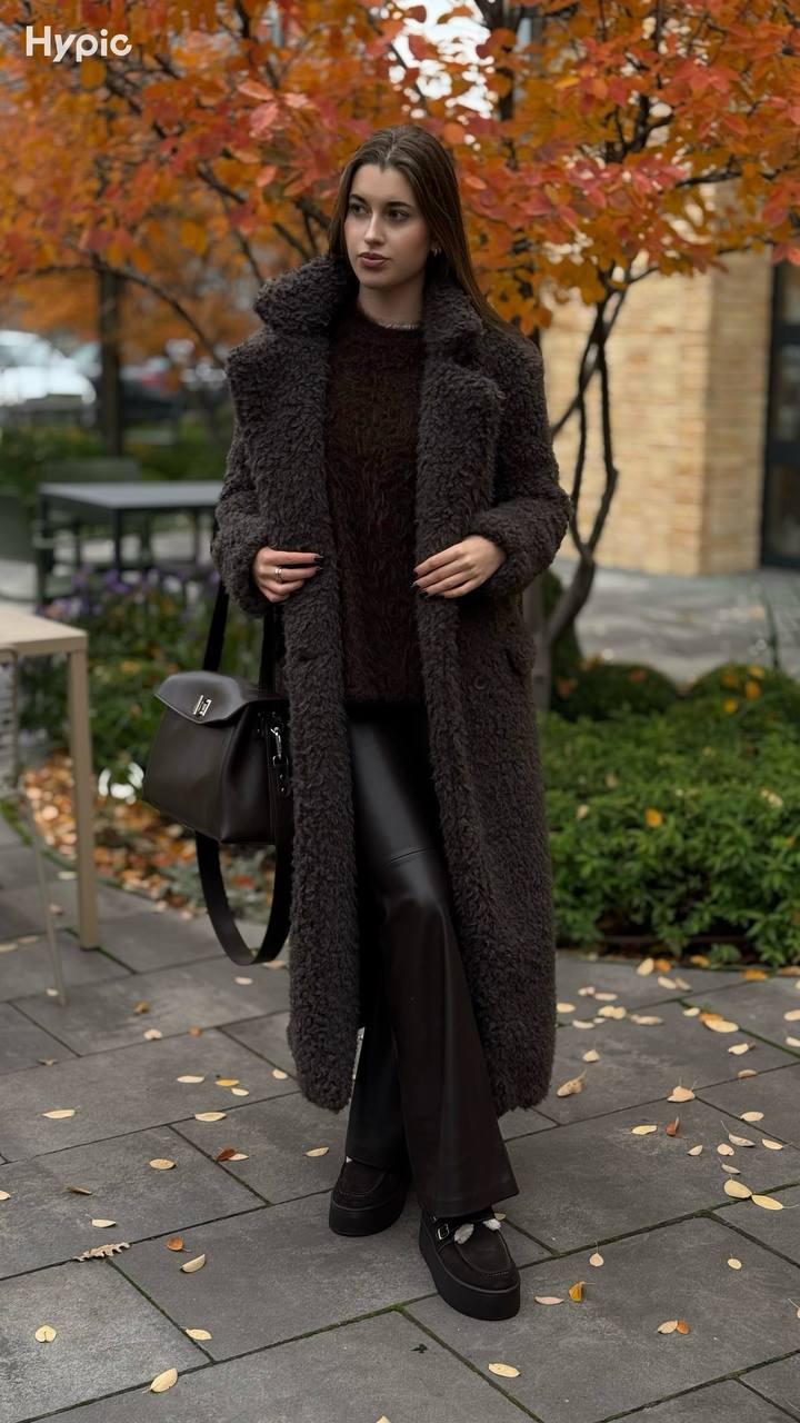 LBL Шуба long Grey