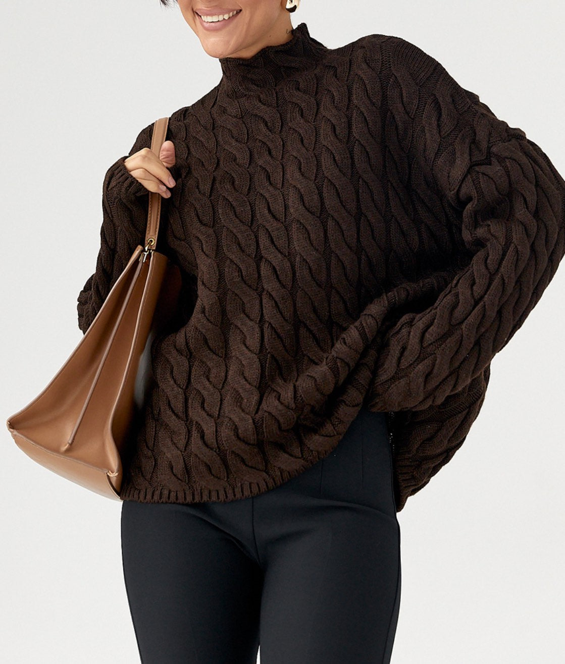 Светр коси Brown