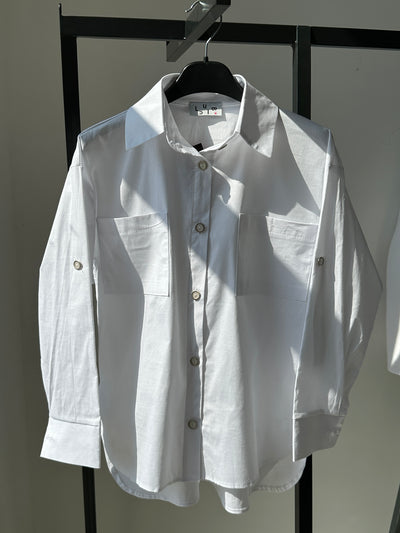 Dreams Girl Сорочка з карманами White