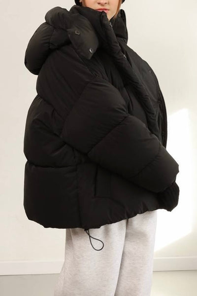 Пуховик Stripes Black