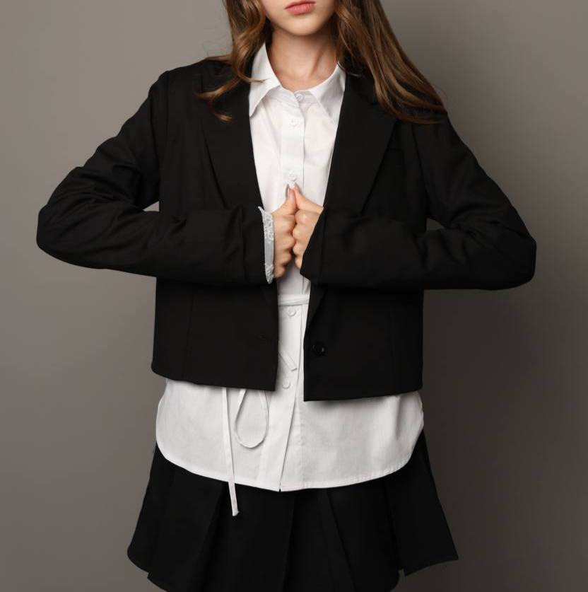 Піджак short Laced Black