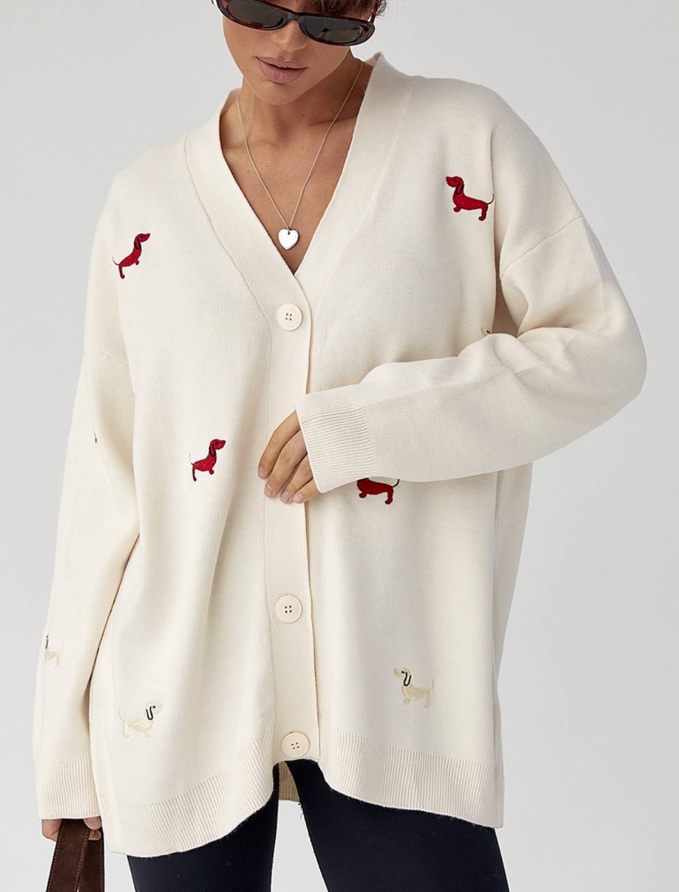 Кардиган Teckel White