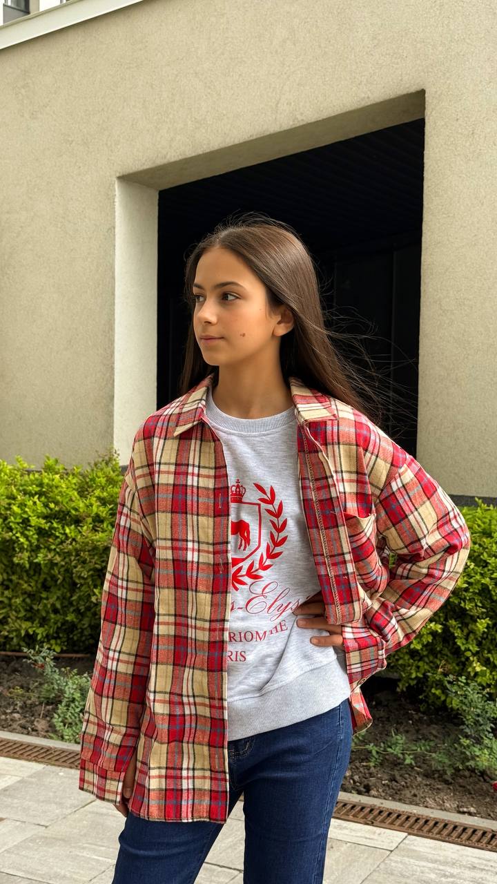 Сорочка в клітинку Red