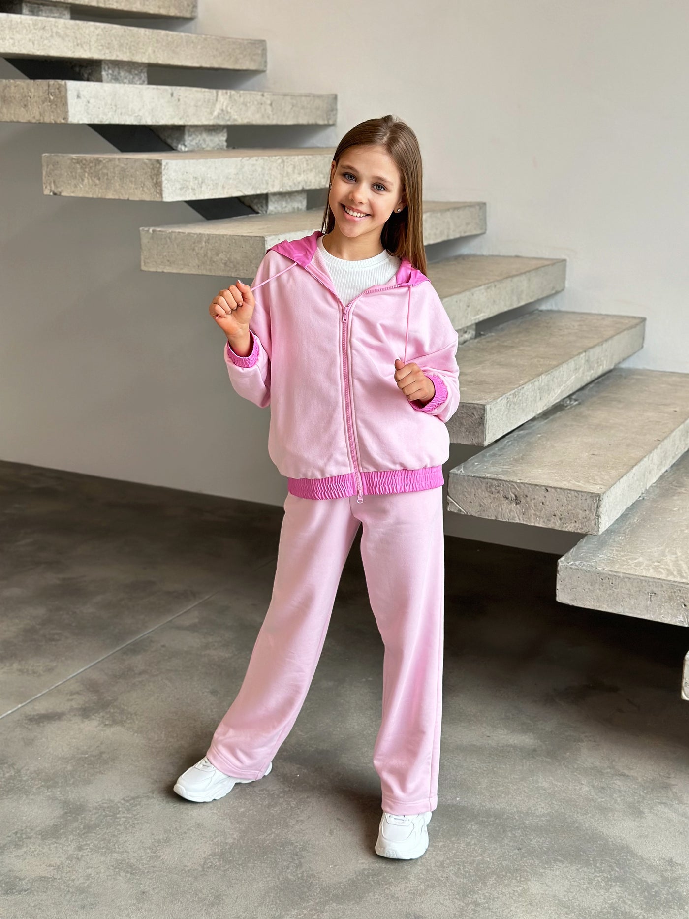 LuBlu Штани Kids спортивні резинка Pink