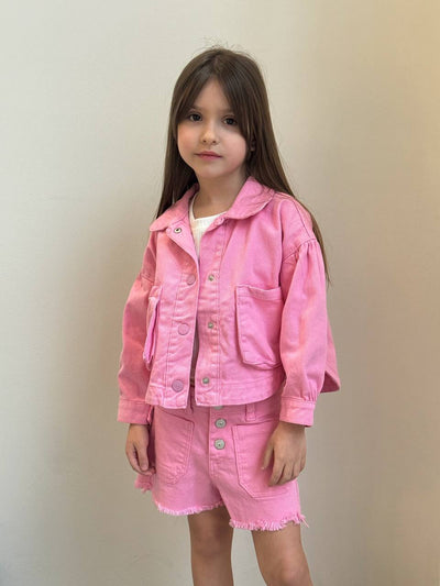 Lublu kids Джинсова куртка Rose