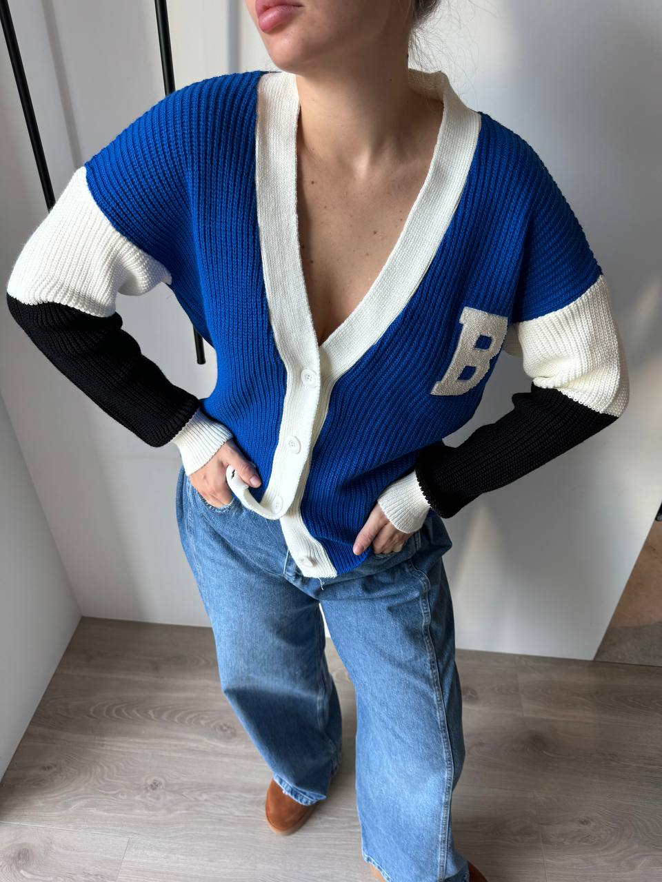 LBL Cardigan "B" Marine