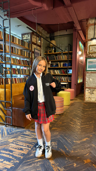 Бомбер school "No photo" Black