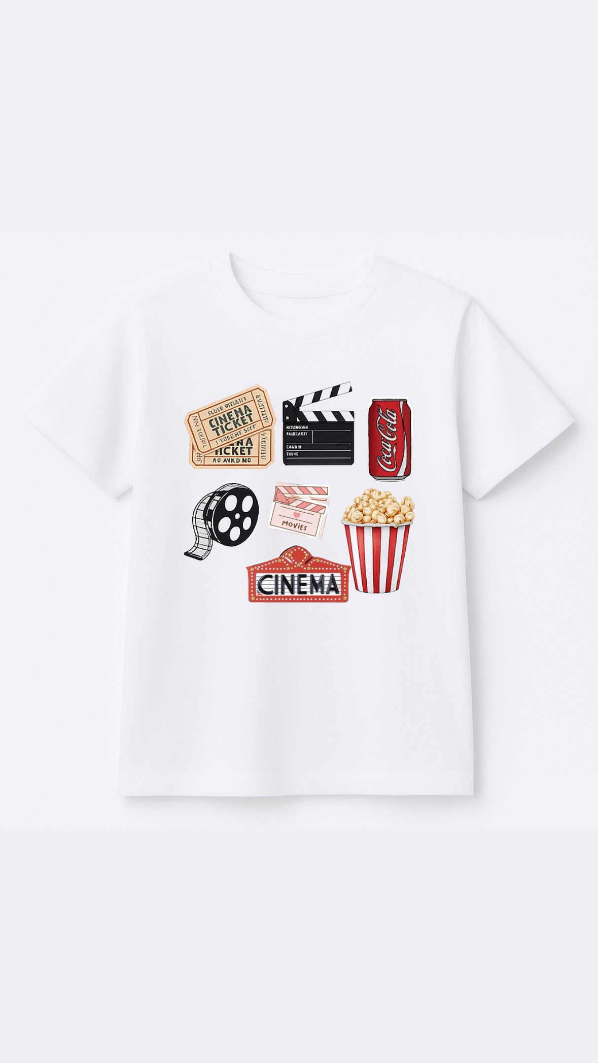 Футболка "Cinema" White