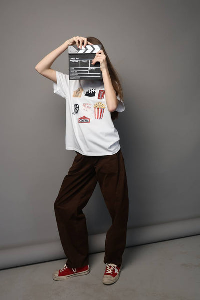 Футболка "Cinema" White