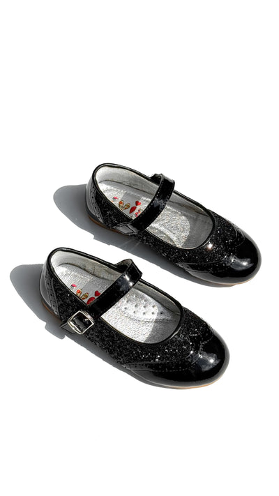 Baila Black Glitter