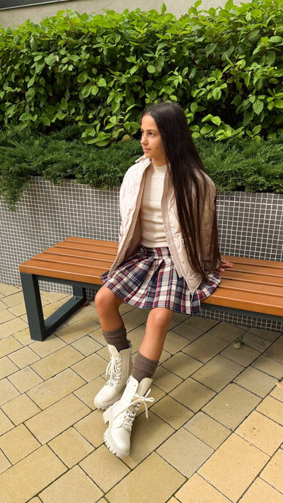 LuBlu Спідниця плісе Beige