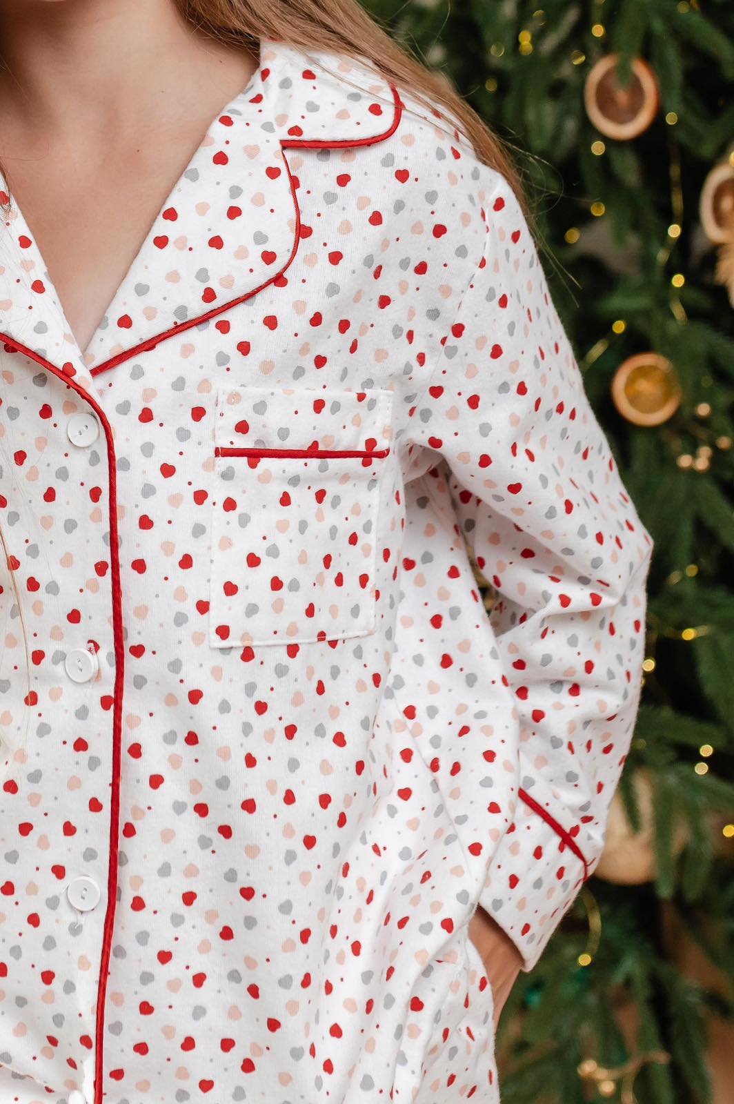 Піжама Baby Hearts Red