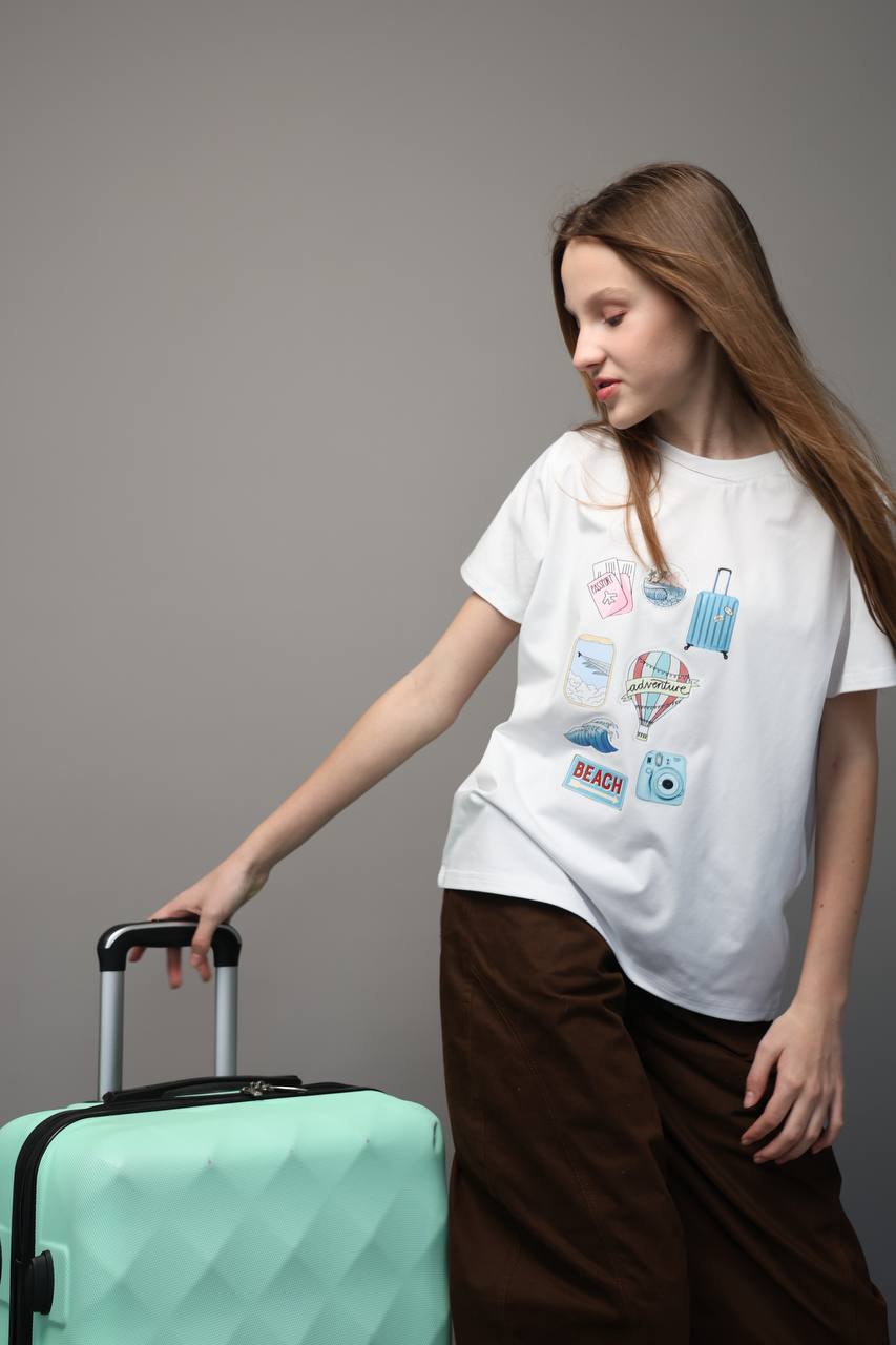 Футболка "Travel" White